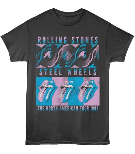 Amazon.com: 2Bhip Rolling Stones Toronto Steel Wheels Tour '89 T